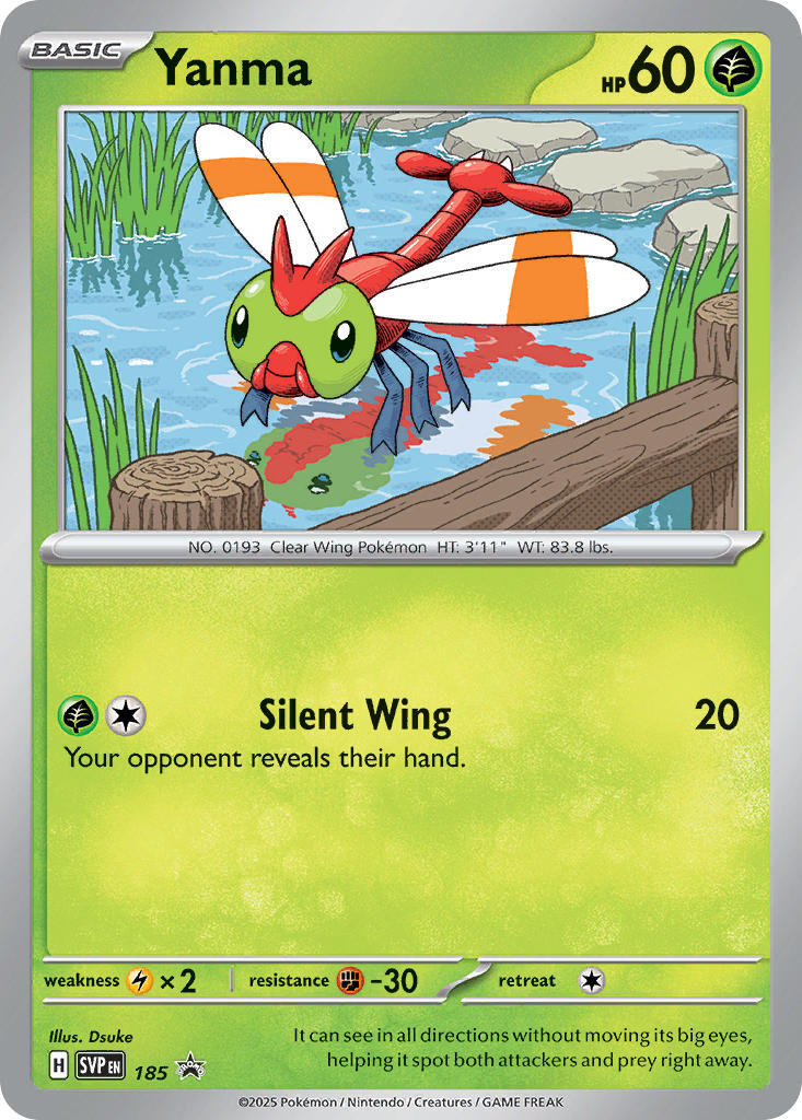 Yanma - 185 [185] [Scarlet & Violet Promo Cards] Holofoil