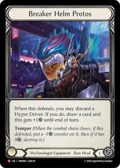 Breaker Helm Protos [AMX003] [Armory Deck: Maxx Nitro] Rainbow Foil