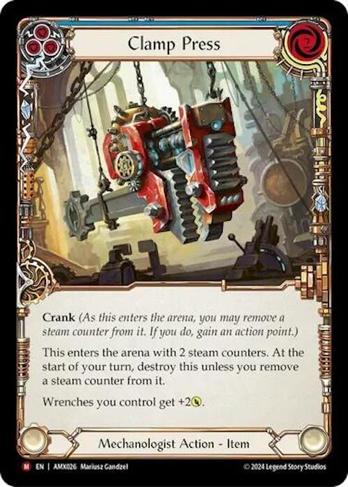 Clamp Press [AMX026] [Armory Deck: Maxx Nitro] Rainbow Foil