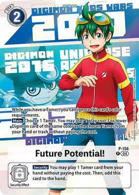 Future Potential! (Digimon Animation Series 25th Anniversary Set) [P-156 P] [Digimon Promotion Cards] Foil