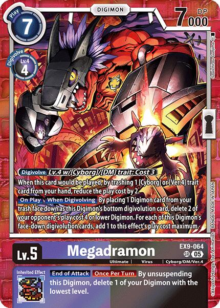 Megadramon [EX9-064 SR] [Versus Monsters] Foil