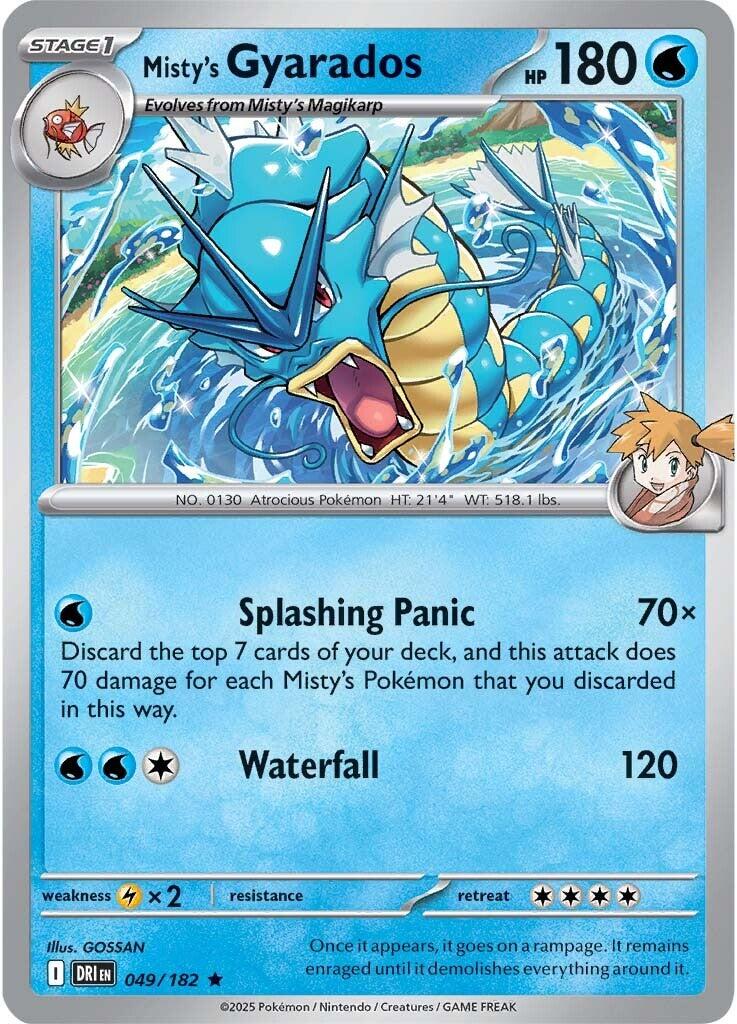 Misty's Gyarados [049/182] [Destined Rivals] Holofoil