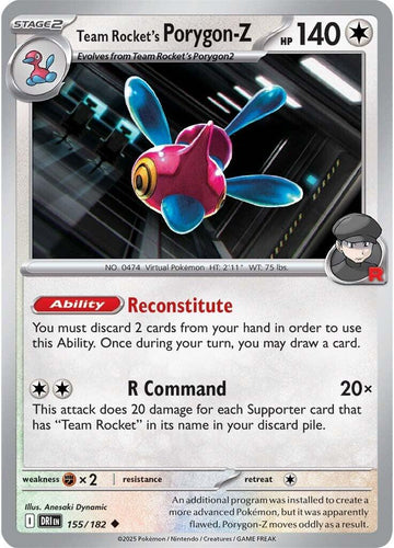 Team Rocket's Porygon-Z [155/182] [Destined Rivals] Reverse Holofoil