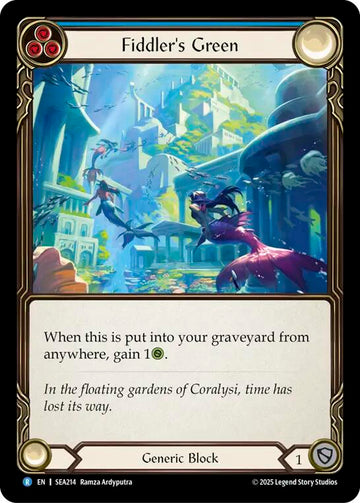 Fiddler's Green (Blue) [SEA214] [High Seas] Rainbow Foil