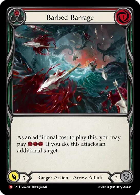 Barbed Barrage [SEA098] [High Seas] Rainbow Foil