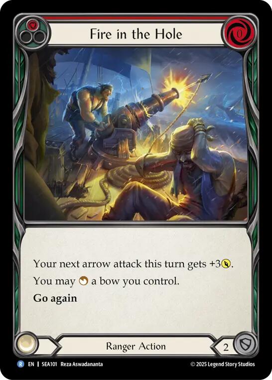 Fire in the Hole [SEA101] [High Seas] Rainbow Foil