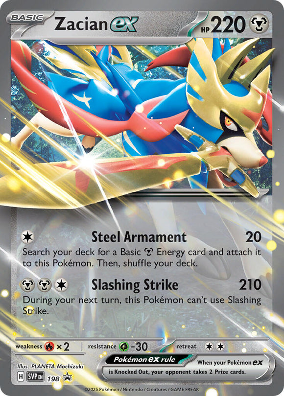 Zacian ex - 198 [198] [Scarlet & Violet Promo Cards] Holofoil