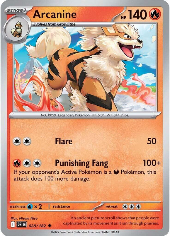 Arcanine [028/182] [Destined Rivals]