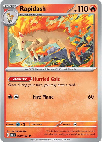 Rapidash - 030/182 [030/182] [Destined Rivals]