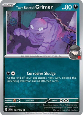 Team Rocket's Grimer [123/182] [Destined Rivals] Reverse Holofoil