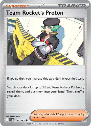 Team Rocket's Proton - 177/182 [177/182] [Destined Rivals] Reverse Holofoil
