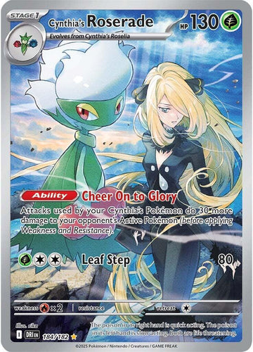Cynthia's Roserade - 184/182 [184/182] [Destined Rivals] Holofoil