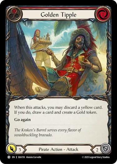 Golden Tipple (Red) [SEA159] [High Seas] Rainbow Foil