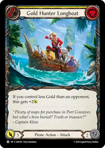 Gold Hunter Longboat [SEA163] [High Seas] Rainbow Foil
