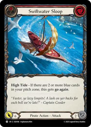 Swiftwater Sloop (Red) [SEA166] [High Seas]