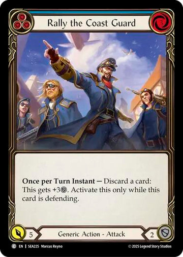 Rally the Coast Guard (Blue) [SEA225] [High Seas]