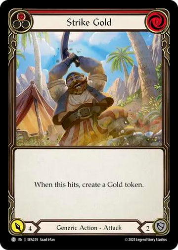 Strike Gold (Red) [SEA229] [High Seas] Rainbow Foil