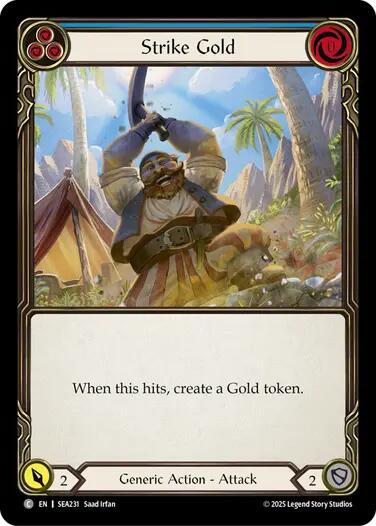Strike Gold (Blue) [SEA231] [High Seas] Rainbow Foil
