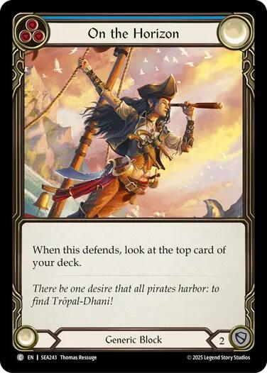 On the Horizon (Blue) [SEA243] [High Seas] Rainbow Foil