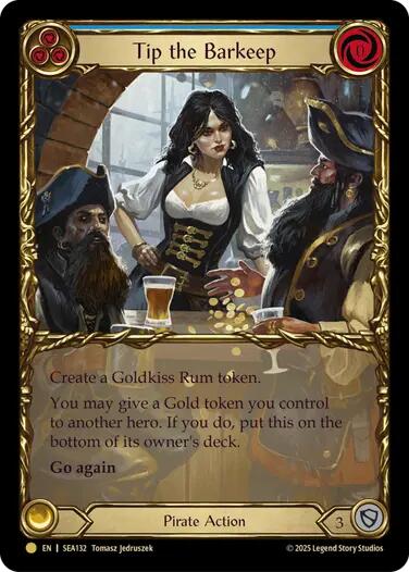 Tip the Barkeep (Treasure) [SEA132] [High Seas] Cold Foil