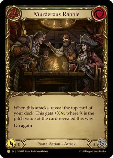 Murderous Rabble (Treasure) [SEA137] [High Seas] Cold Foil
