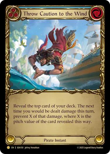 Throw Caution to the Wind (Treasure) [SEA150] [High Seas] Cold Foil
