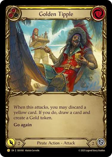 Golden Tipple (Yellow) (Treasure) [SEA160] [High Seas] Cold Foil