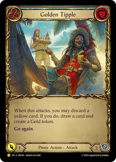Golden Tipple (Blue) (Treasure) [SEA161] [High Seas] Cold Foil