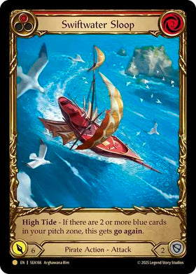 Swiftwater Sloop (Red) (Treasure) [SEA166] [High Seas] Cold Foil