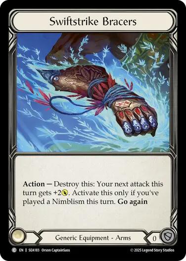 Swiftstrike Bracers (Treasure) [SEA183] [High Seas] Cold Foil