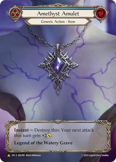 Amethyst Amulet (Treasure) [SEA189] [High Seas] Cold Foil