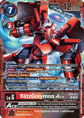 BlitzGreymon ACE [EX9-013 R] [Versus Monsters] Foil