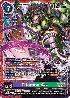 Titamon ACE [EX9-065 R] [Versus Monsters] Foil