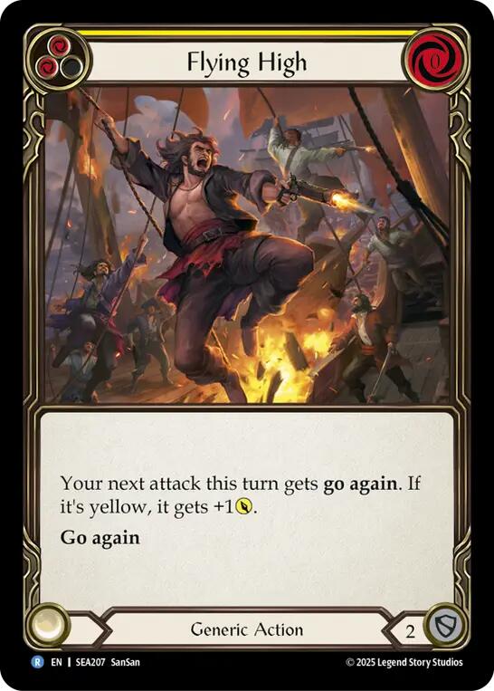 Flying High (Yellow) [SEA207] [High Seas] Rainbow Foil