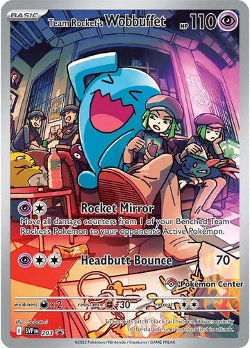 Team Rocket's Wobbuffet (Pokemon Center Exclusive) [203] [Scarlet & Violet Promo Cards] Holofoil
