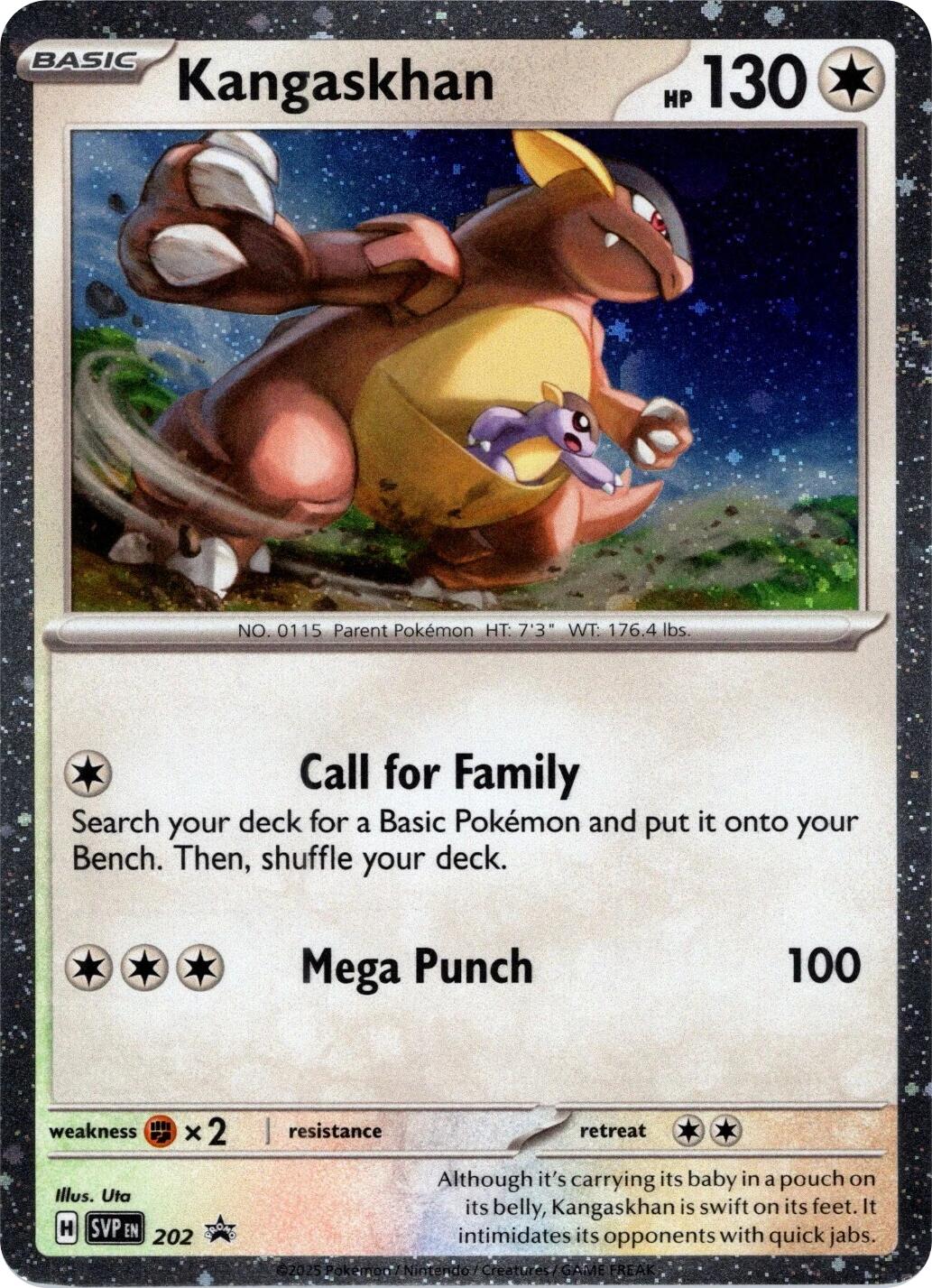 Kangaskhan - 202 (Cosmos Holo) [202] [Scarlet & Violet Promo Cards] Holofoil