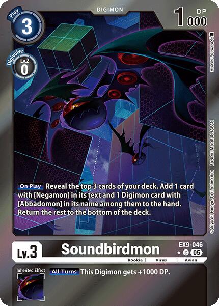 Soundbirdmon (Limited Foil) [EX9-046 C] [Versus Monsters] Foil