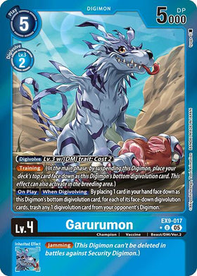 Garurumon (Limited Foil) [EX9-017] [Versus Monsters] Foil