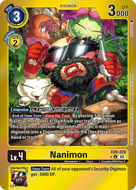 Nanimon (Limited Foil) [EX9-028 U] [Versus Monsters] Foil