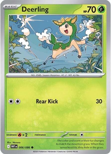 Deerling [006/086] [White Flare]