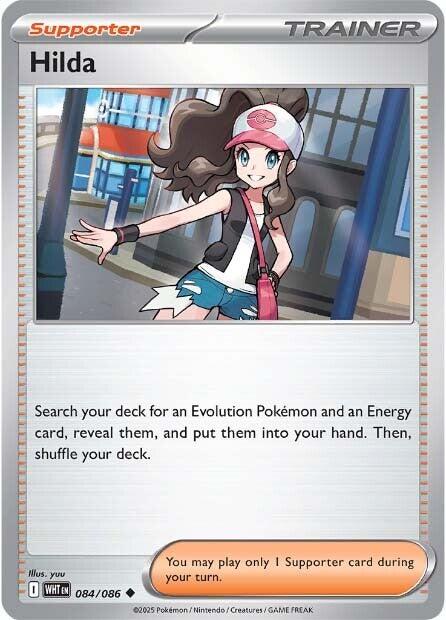 Hilda [084/086] [White Flare] Reverse Holofoil