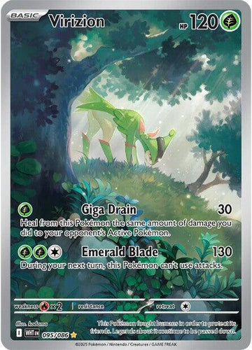 Virizion [095/086] [White Flare] Holofoil