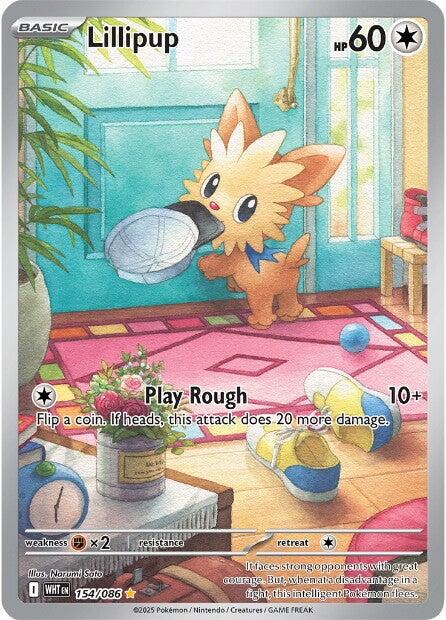 Lillipup [154/086] [White Flare] Holofoil