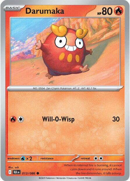 Darumaka [013/086] [Black Bolt] Reverse Holofoil