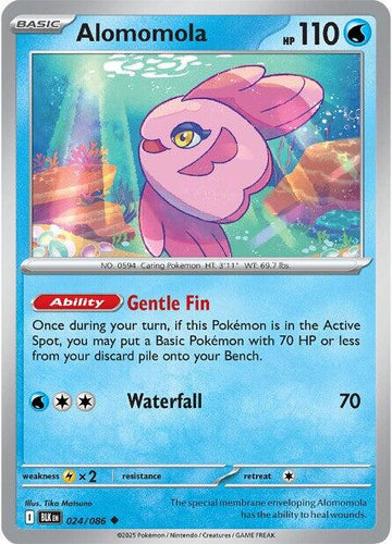 Alomomola [024/086] [Black Bolt] Reverse Holofoil