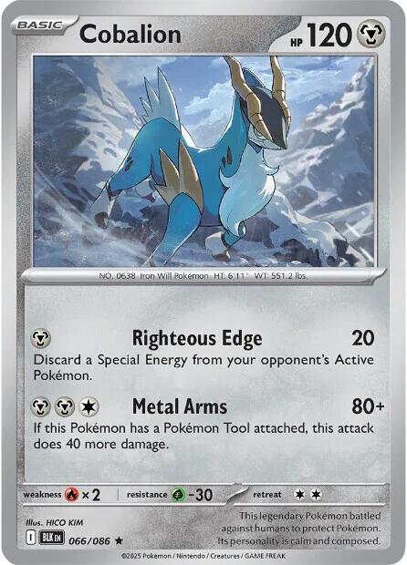 Cobalion [066/086] [Black Bolt] Holofoil