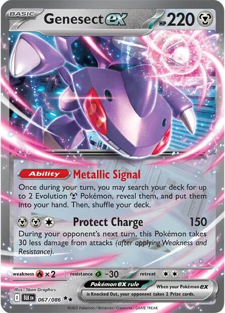 Genesect ex [067/086] [Black Bolt] Holofoil
