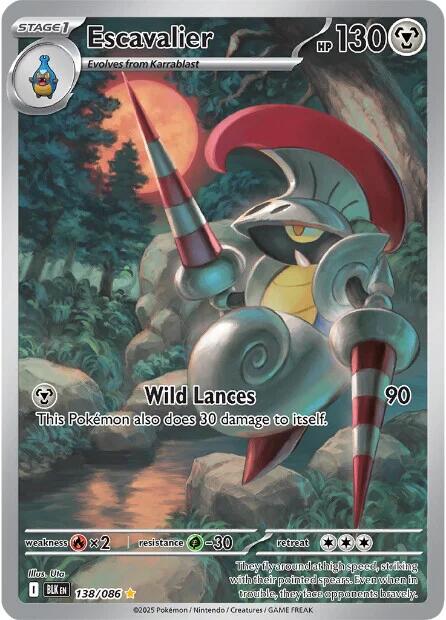 Escavalier [138/086] [Black Bolt] Holofoil