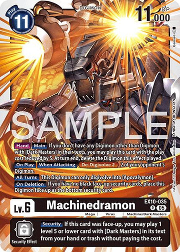 Machinedramon [EX10-035 R] [Sinister Order] Foil