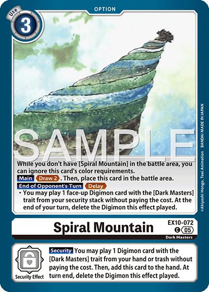 Spiral Mountain [EX10-072 C] [Sinister Order]